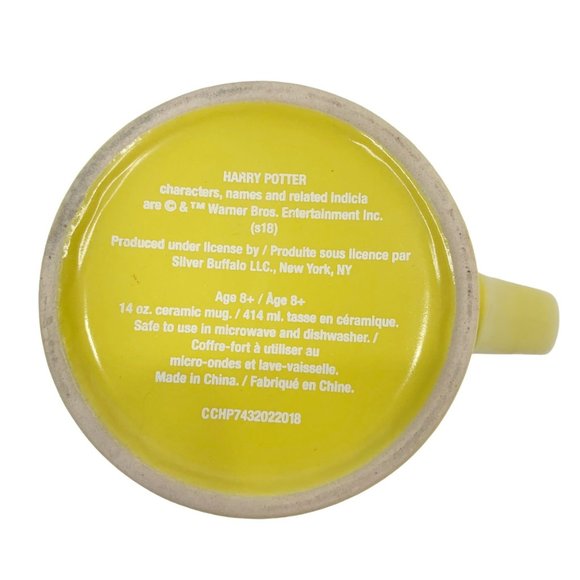 Harry Potter Coffee Mug Hufflepuff Ceramic Wizarding World 14 oz Warner Bros - Picture 9 of 10